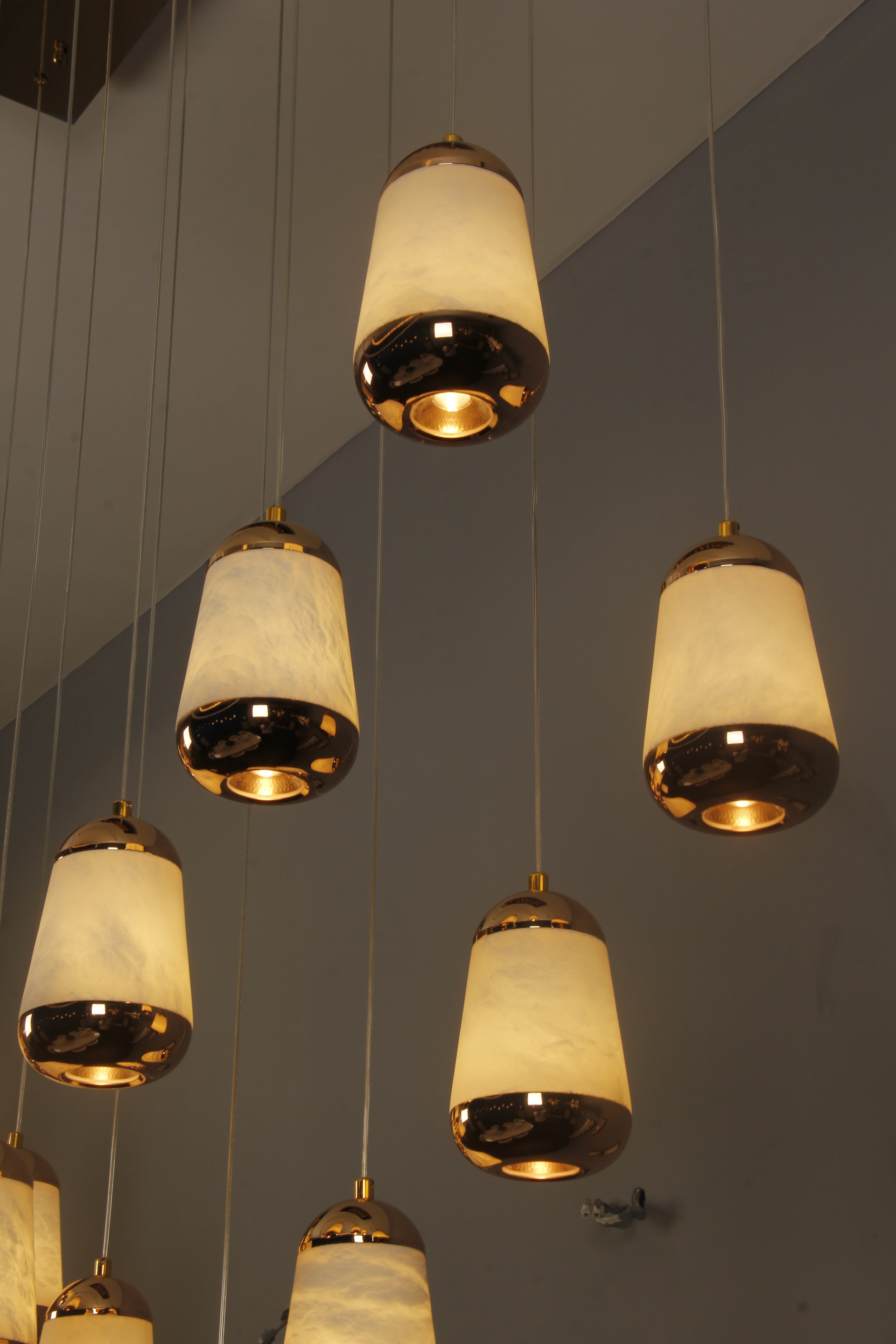 Giovanni Marble Rectangular Chandelier
