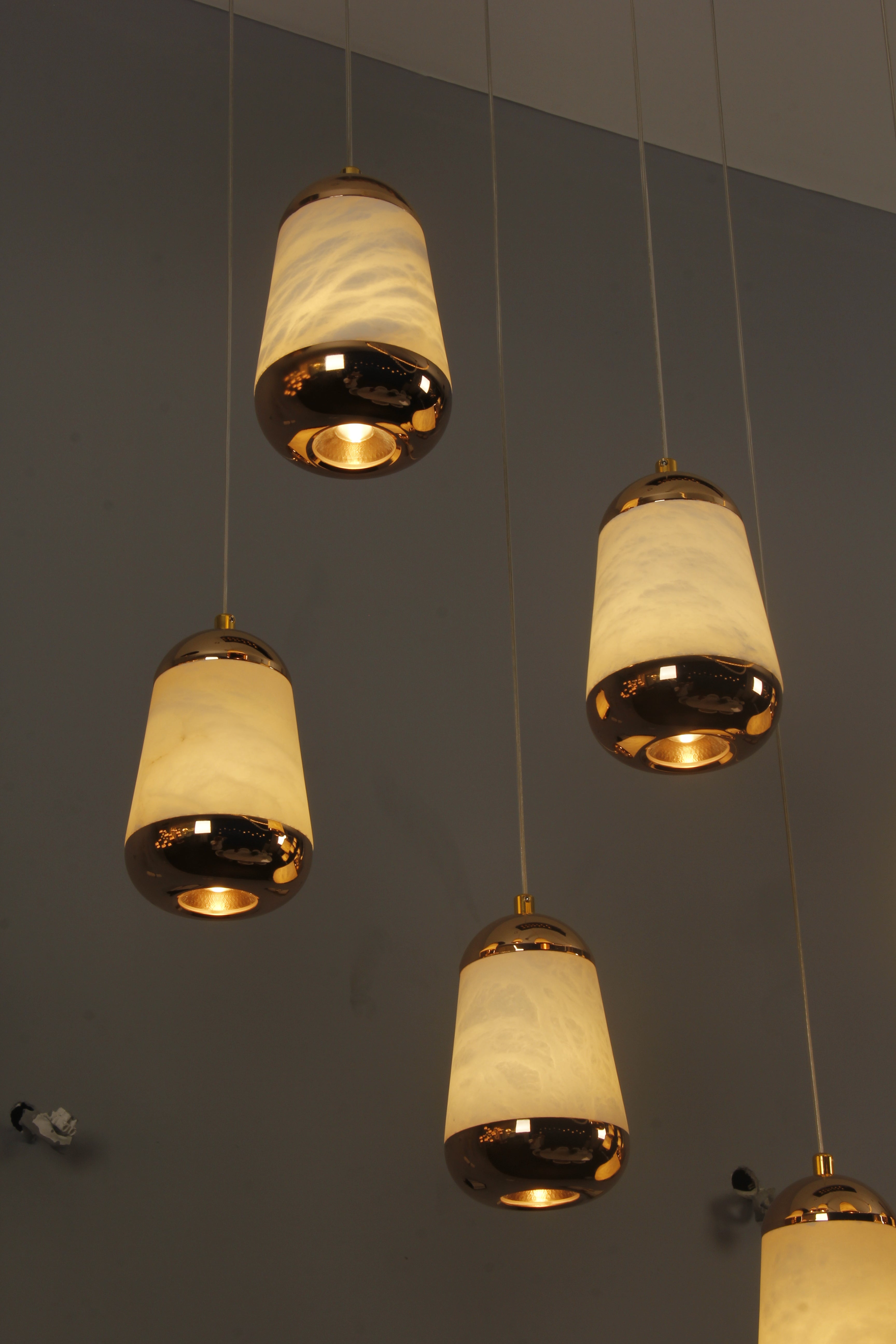 Giovanni Marble Rectangular Chandelier
