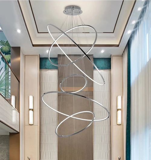 Marcello Ring Staircase Chandelier