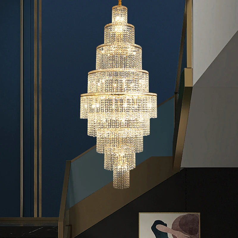Sassari Ring Staircase Chandelier