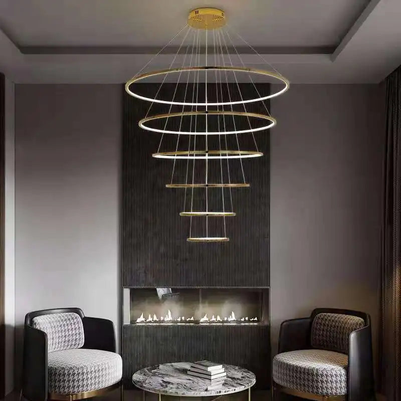 Marcello Ring Staircase Chandelier