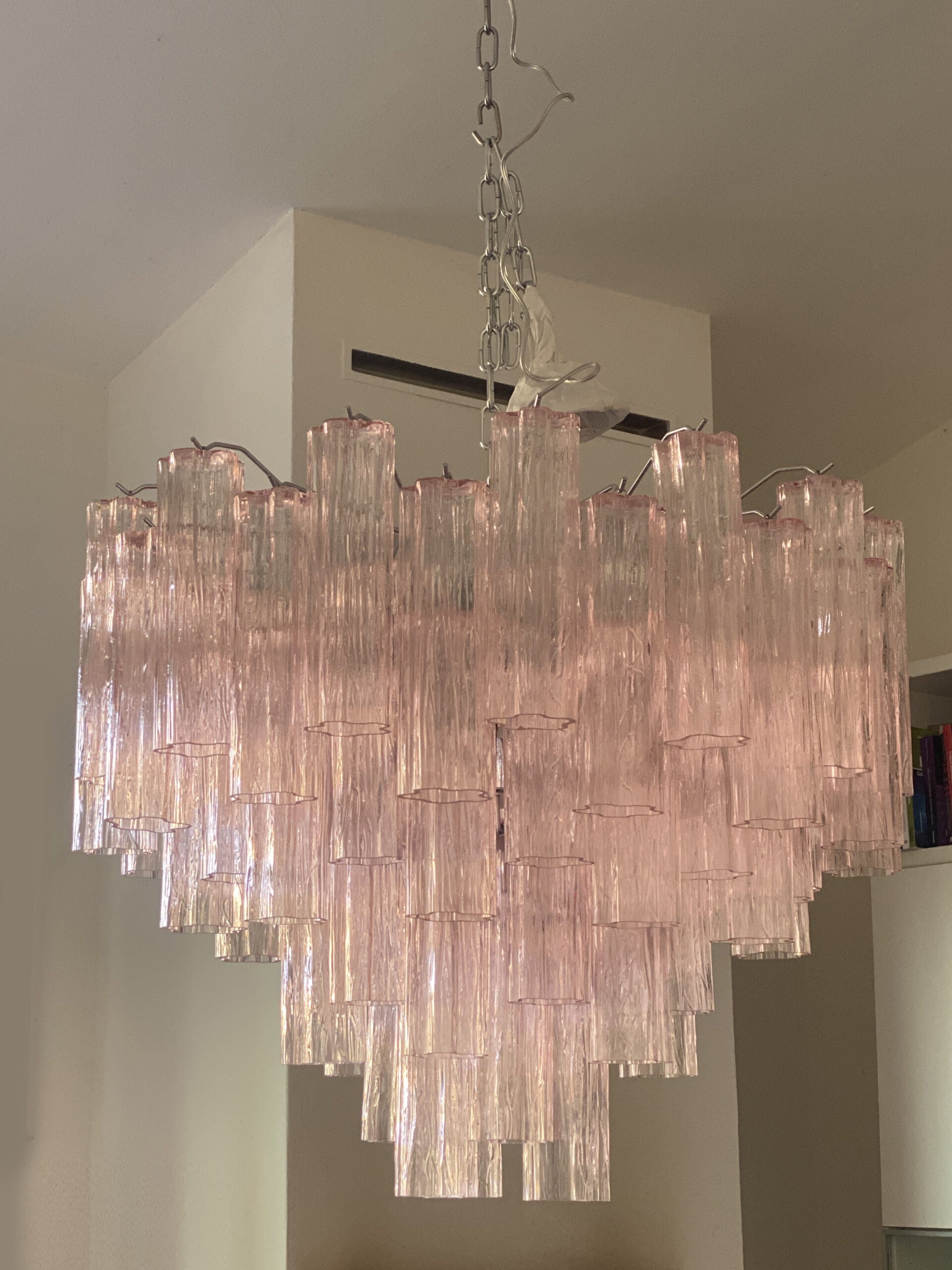 VORELLI Murano Tronchi Murano Glass Staircase Chandelier - Tronchi Murano Glass image 7