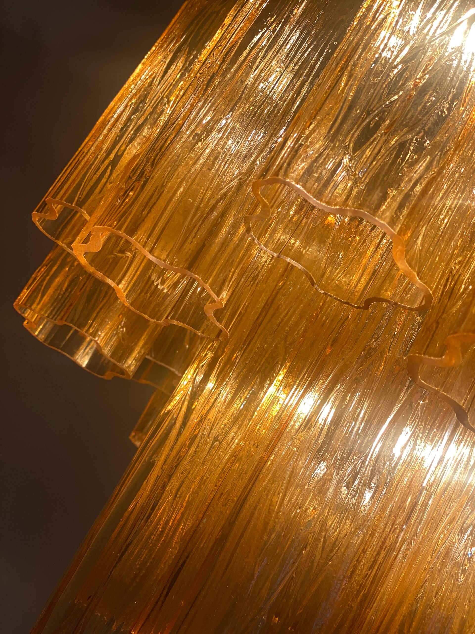 VORELLI Fiorella Tronchi Murano Glass Circular Chandelier - Tronchi Murano Glass image 8