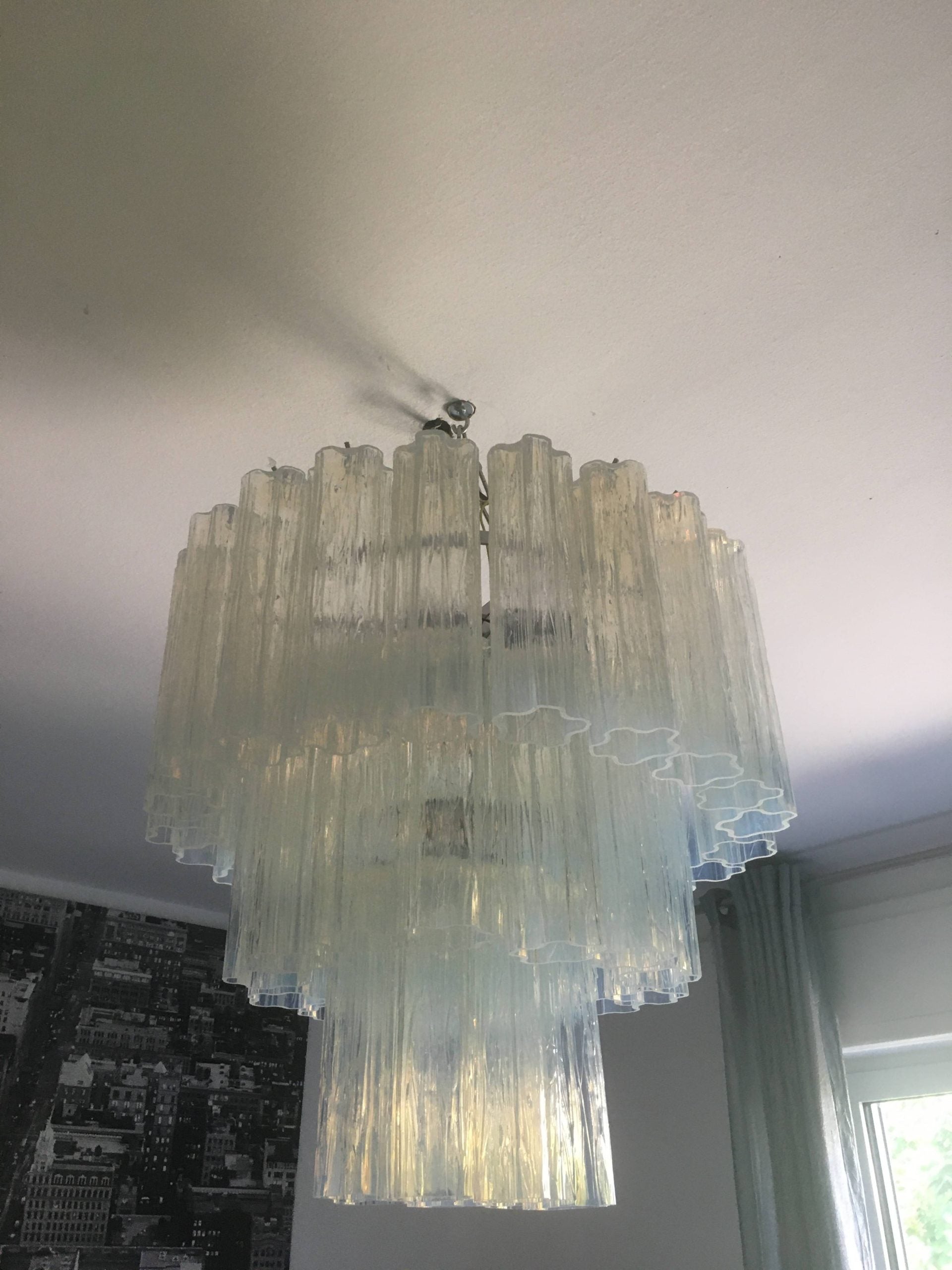 VORELLI Serena Tronchi Murano Glass Circular Chandelier - Tronchi Murano Glass image 4