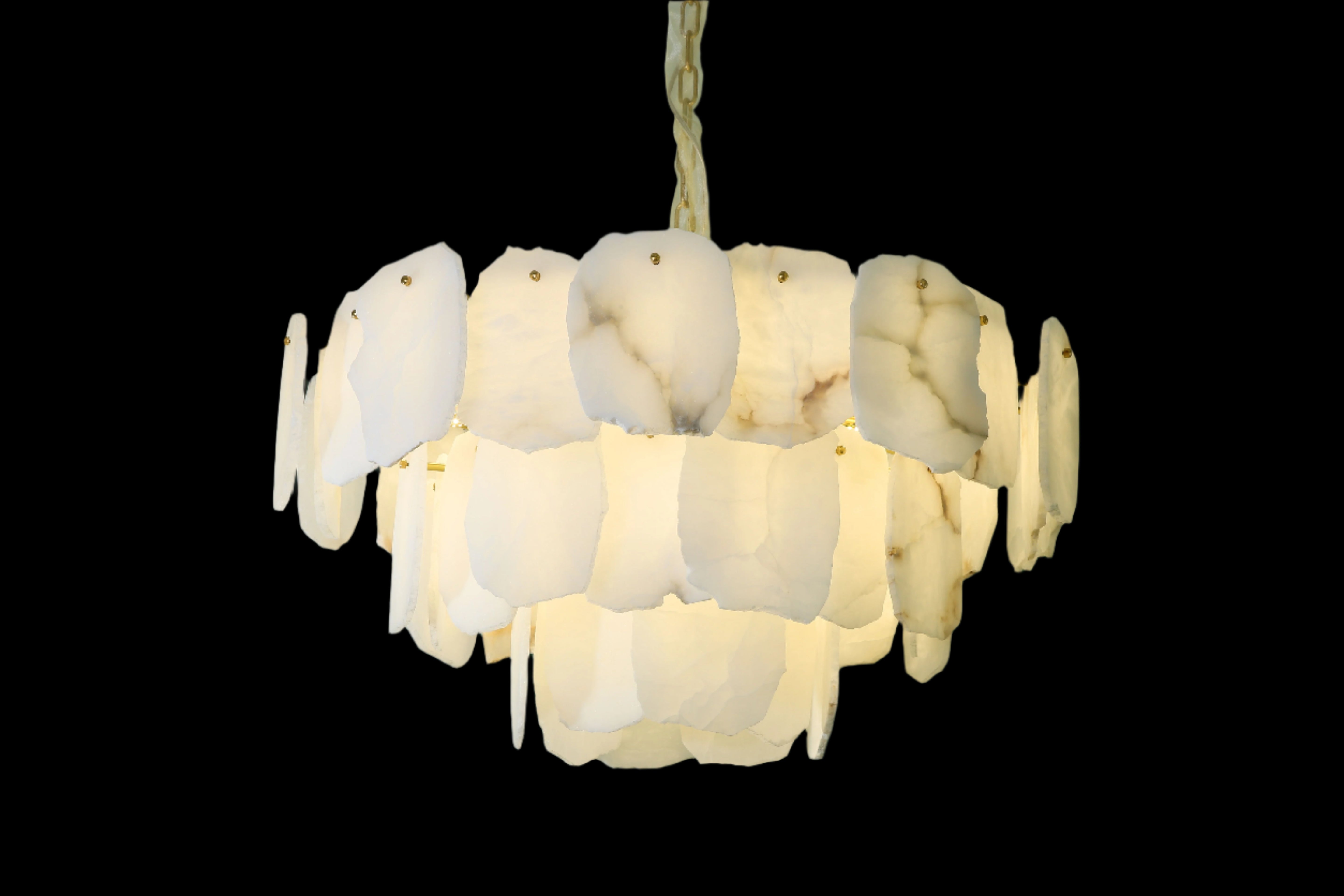 Silvio Marble Circular Chandelier