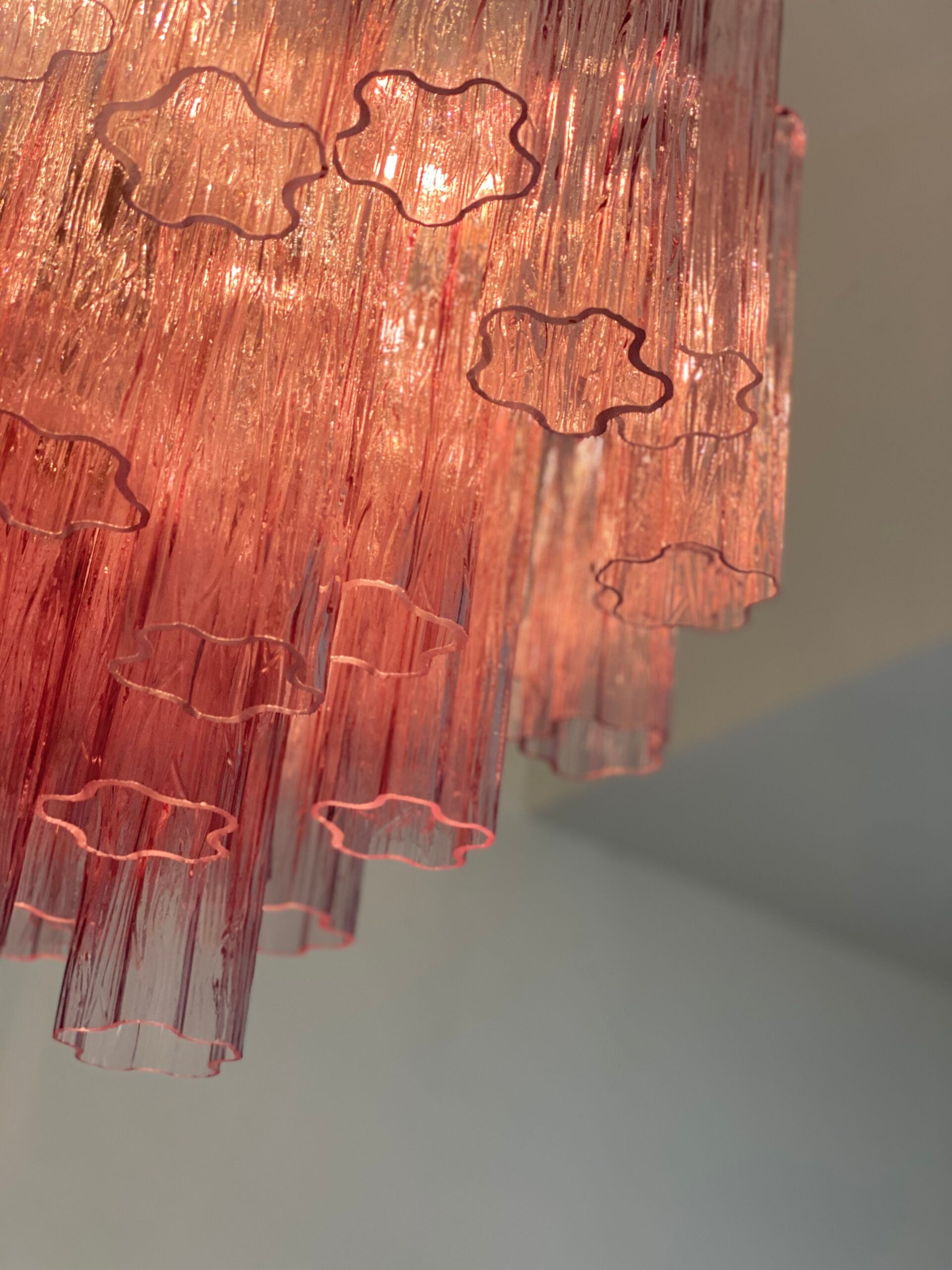 VORELLI Adriatica Tronchi Murano Glass Circular Chandelier - Tronchi Murano Glass image 6