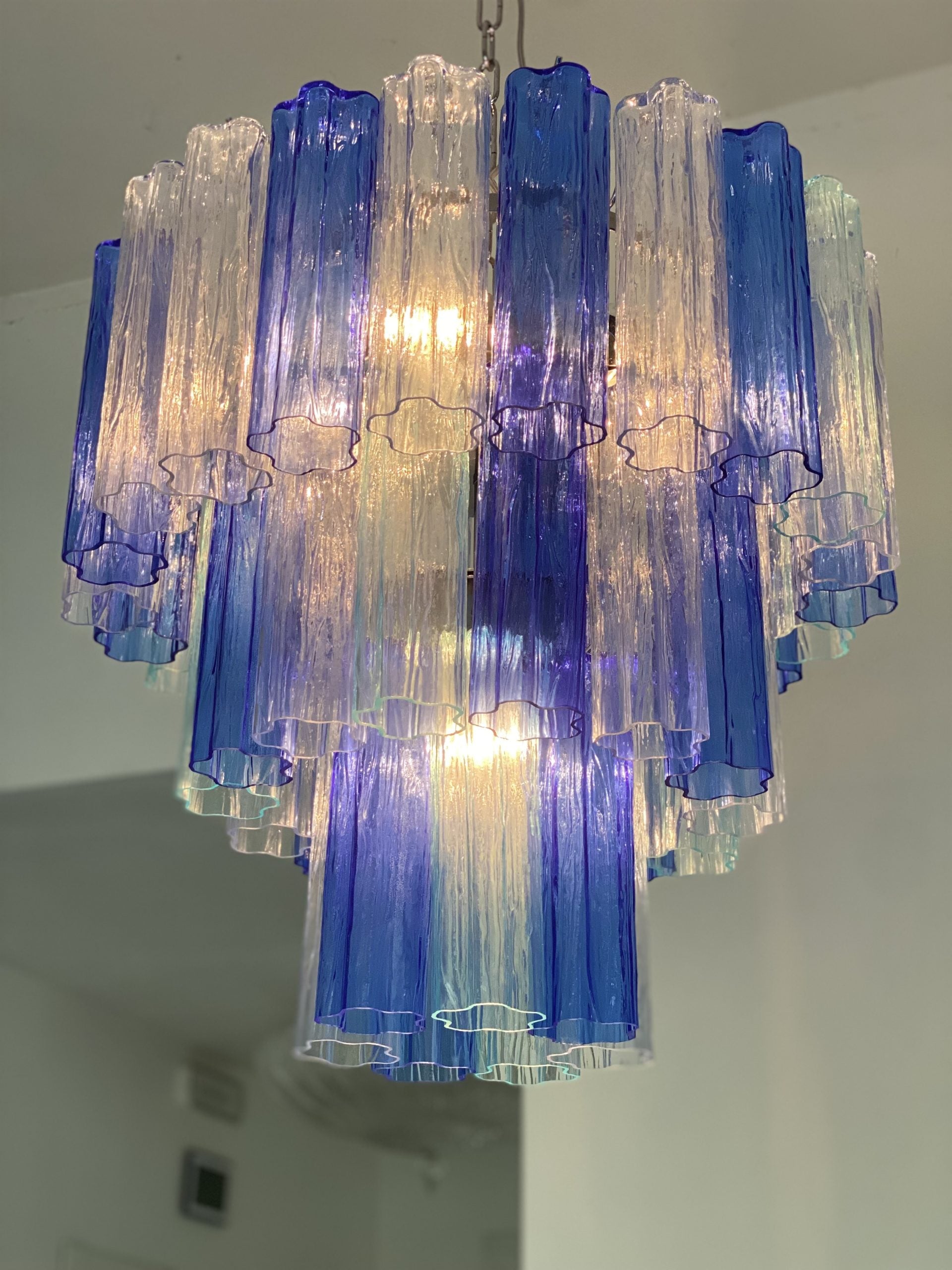 VORELLI Matilde Tronchi Murano Glass Staircase Chandelier - Tronchi Murano Glass image 3