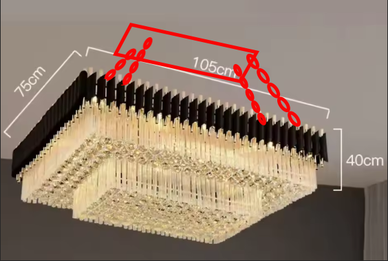 Milltimber Grandeur Rectangular Chandelier