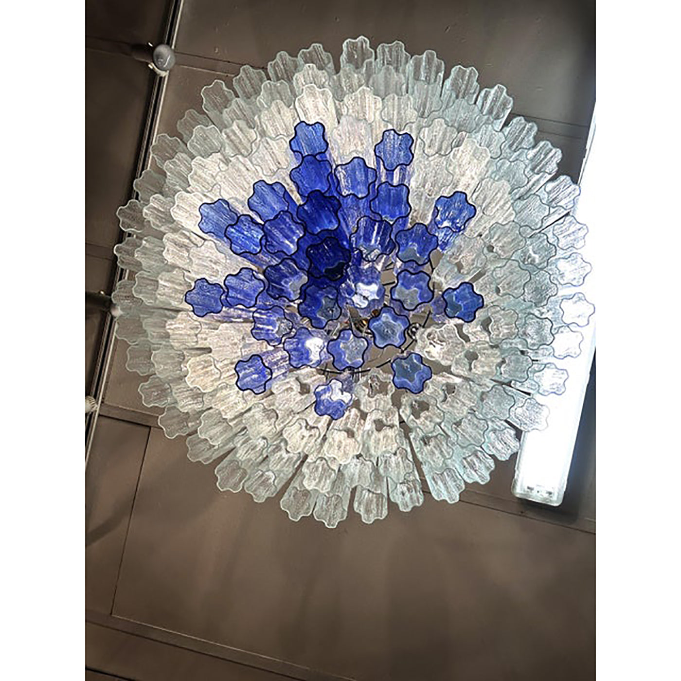 VORELLI Carina Tronchi Murano Glass Staircase Chandelier - Tronchi Murano Glass image 3