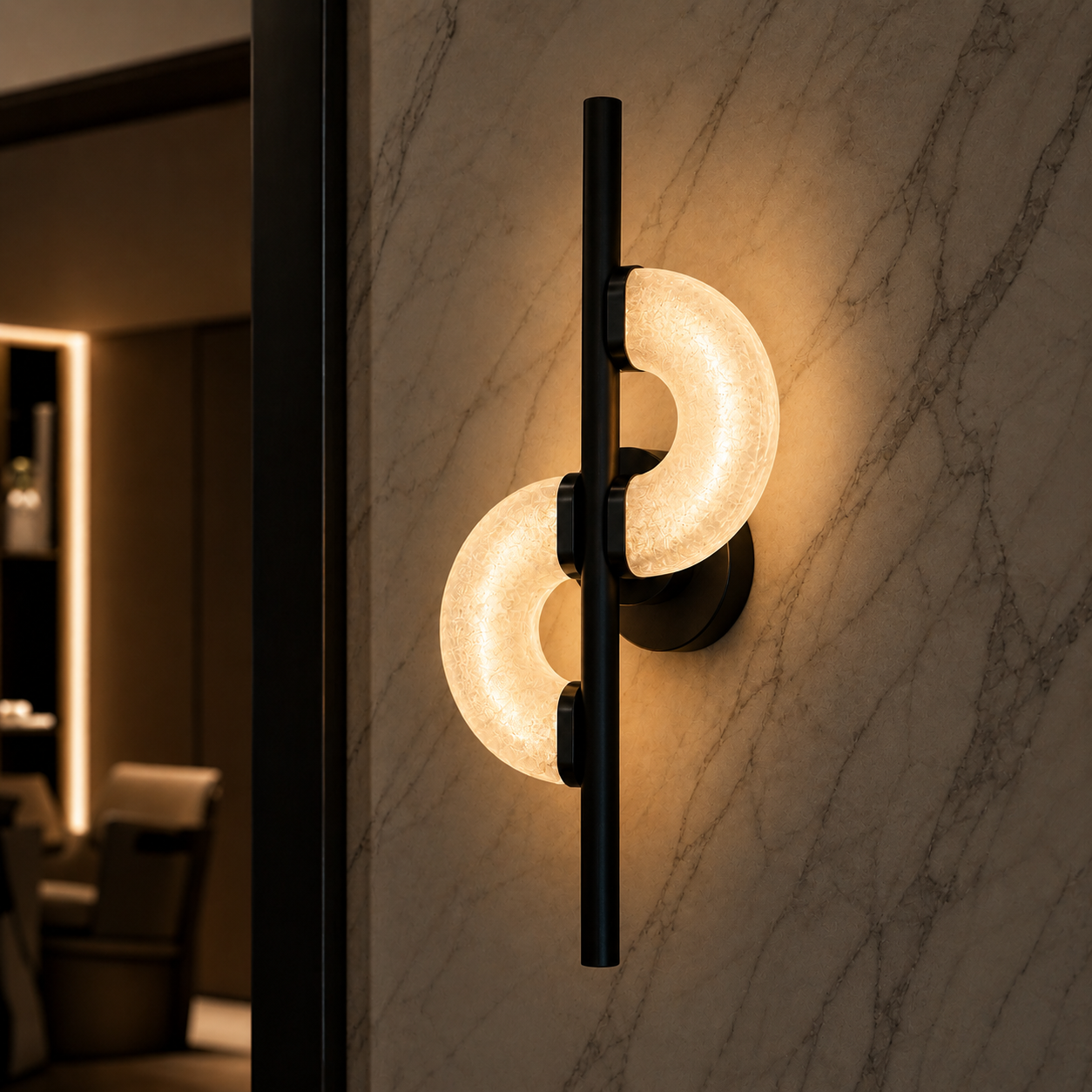 Lunaro Marble Wall Light