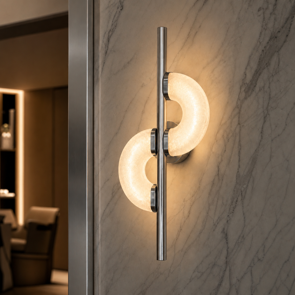 Lunaro Marble Wall Light