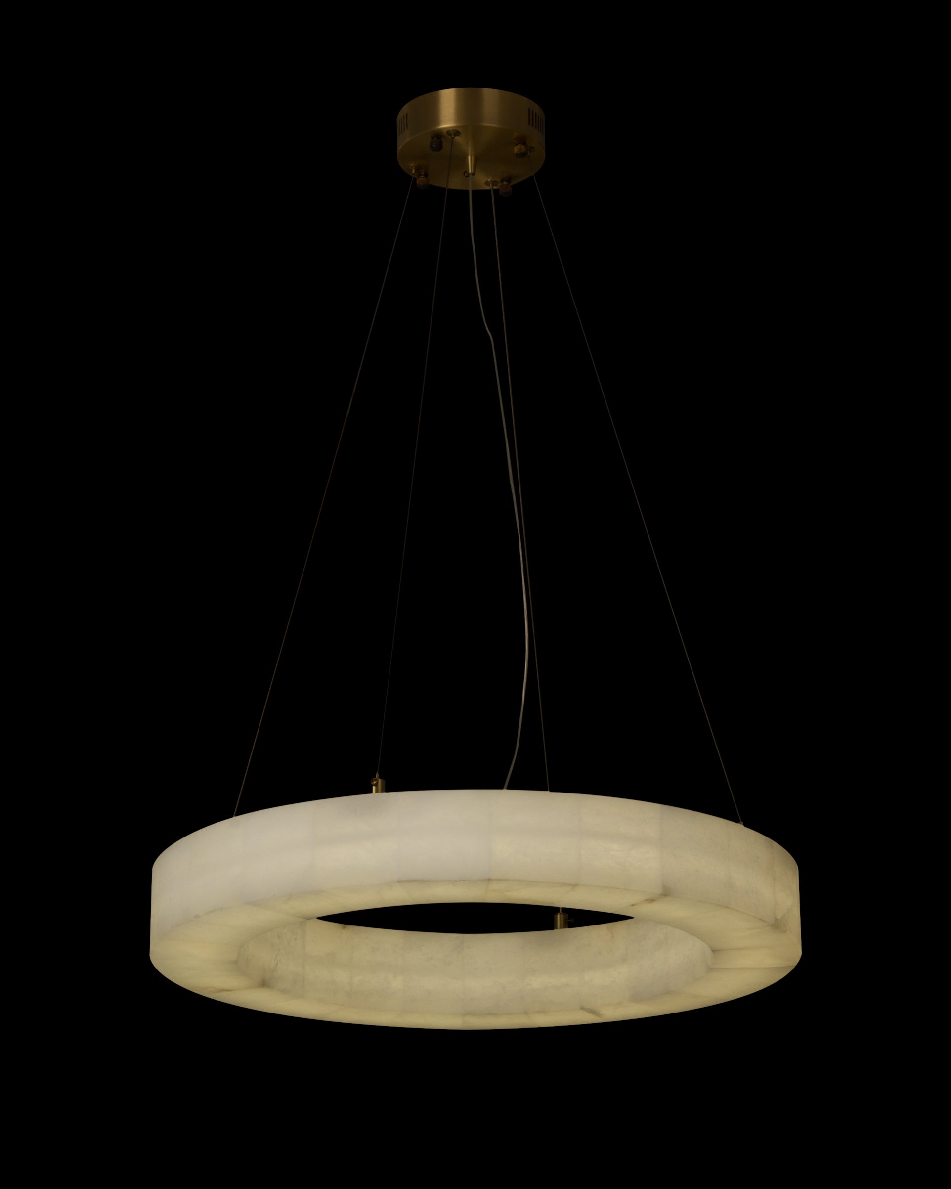 Circolo Marble Circular Chandelier