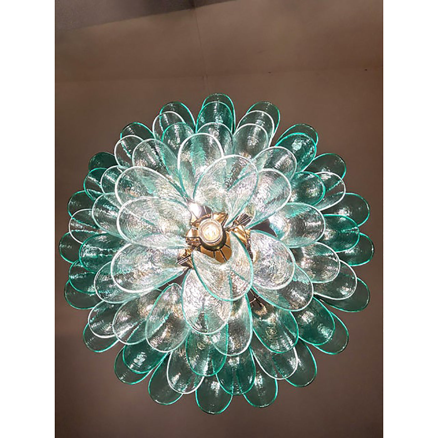 VORELLI Belluno Selle Murano Glass Staircase Chandelier - Selle Murano Glass image 5