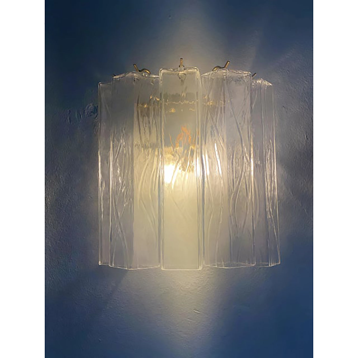 VORELLI Tivoli Squares Murano Glass Wall Light - Squares Murano Glass image 7