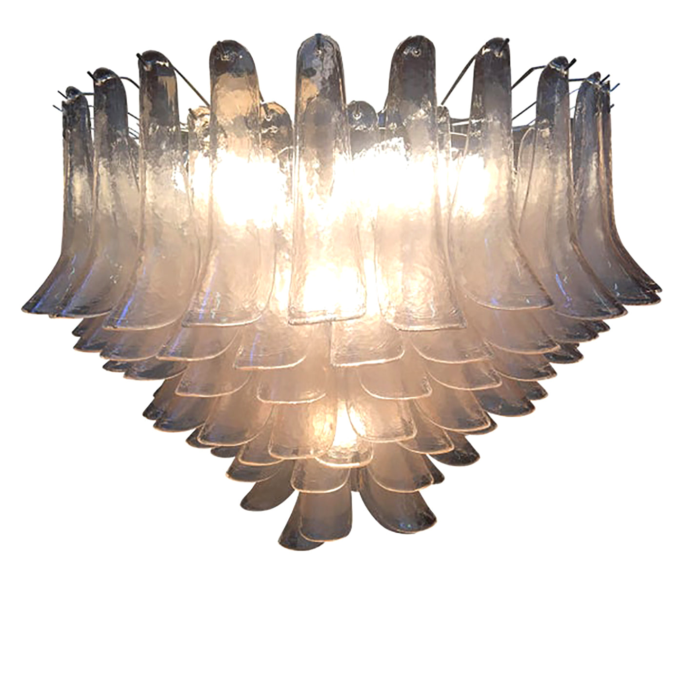 VORELLI Bari Selle Murano Glass Circular Chandelier - Selle Murano Glass image 2