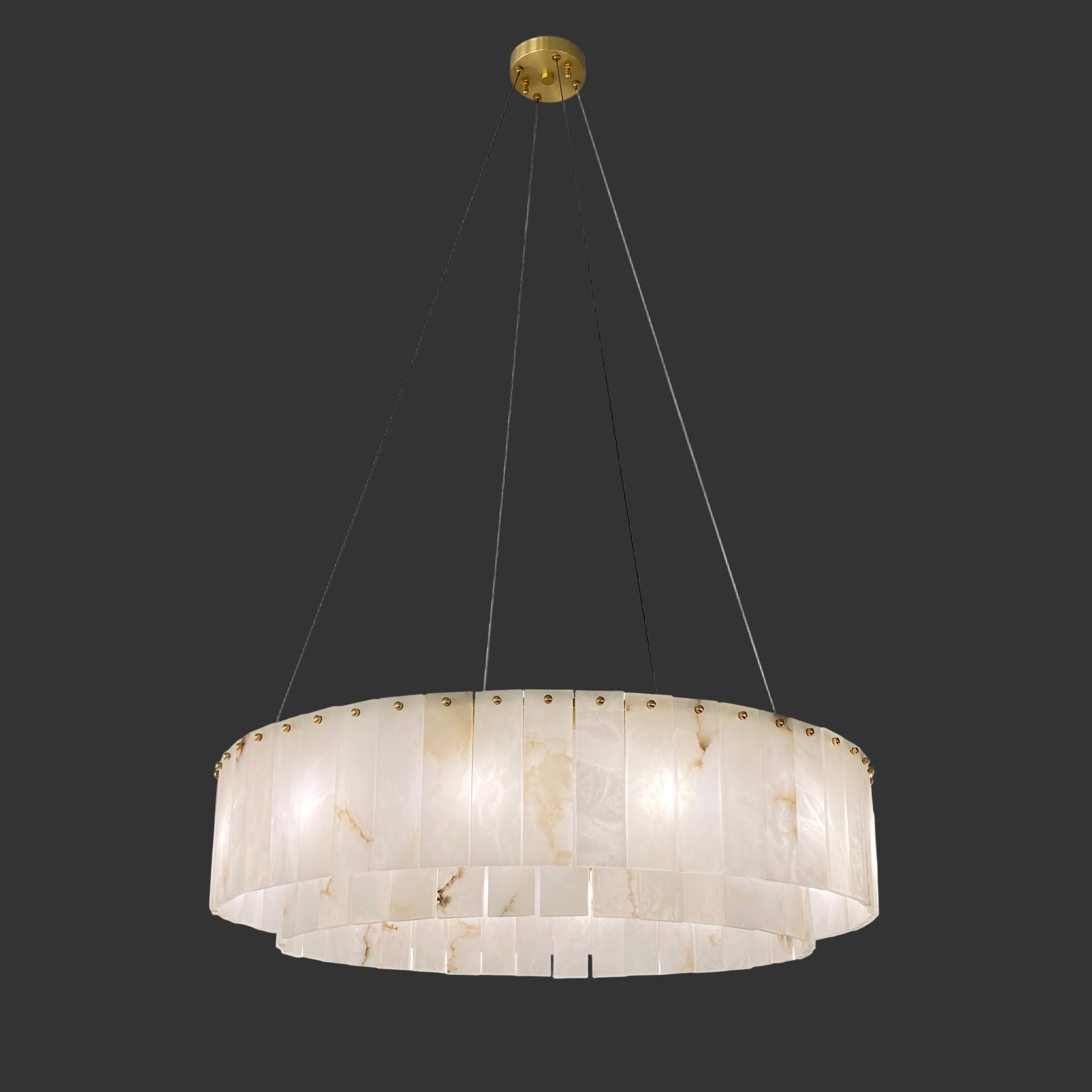 Munro Marble Circular Chandelier