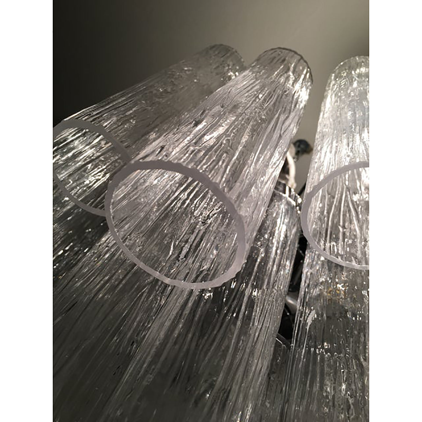 VORELLI Caterina Tronchi Murano Glass Circular Chandelier - Tronchi Murano Glass image 6