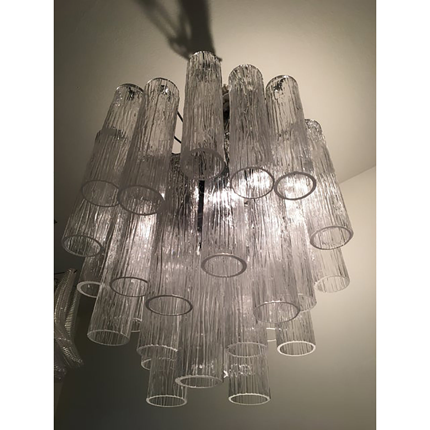 VORELLI Caterina Tronchi Murano Glass Circular Chandelier - Tronchi Murano Glass image 7