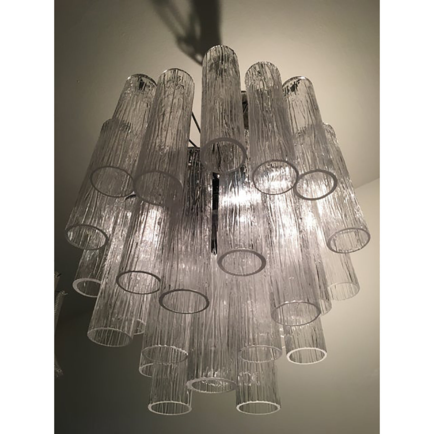 VORELLI Caterina Tronchi Murano Glass Circular Chandelier - Tronchi Murano Glass image 8