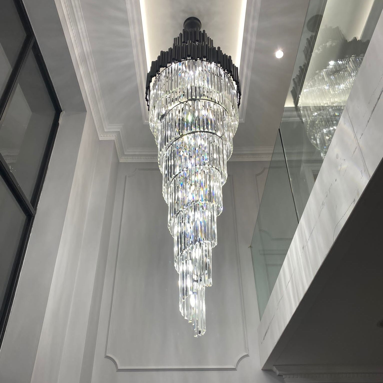 Gotham Spiral Staircase Chandelier