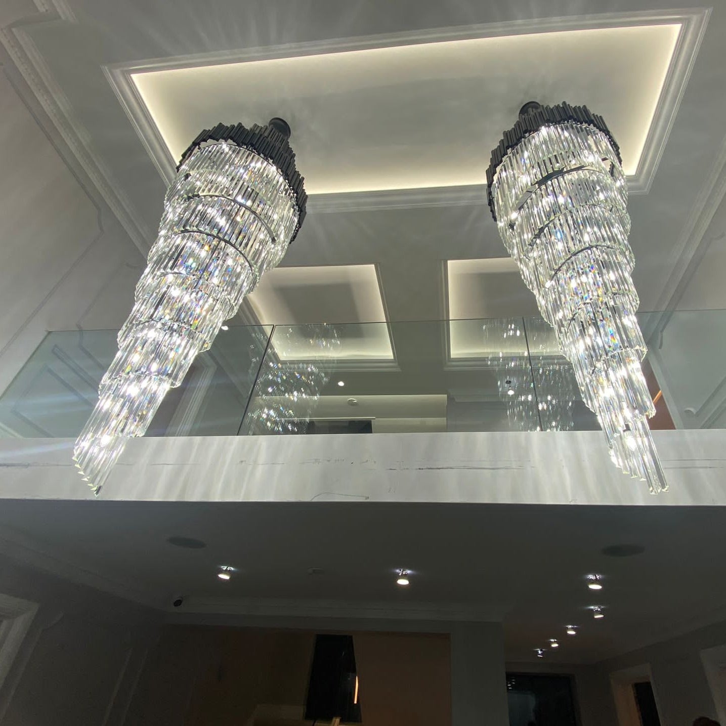 Gotham Spiral Staircase Chandelier