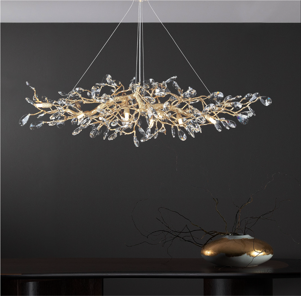 Arboré Rectangular Chandelier II