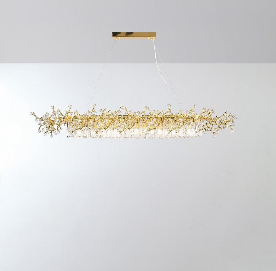 Winterberry Rectangular Chandelier