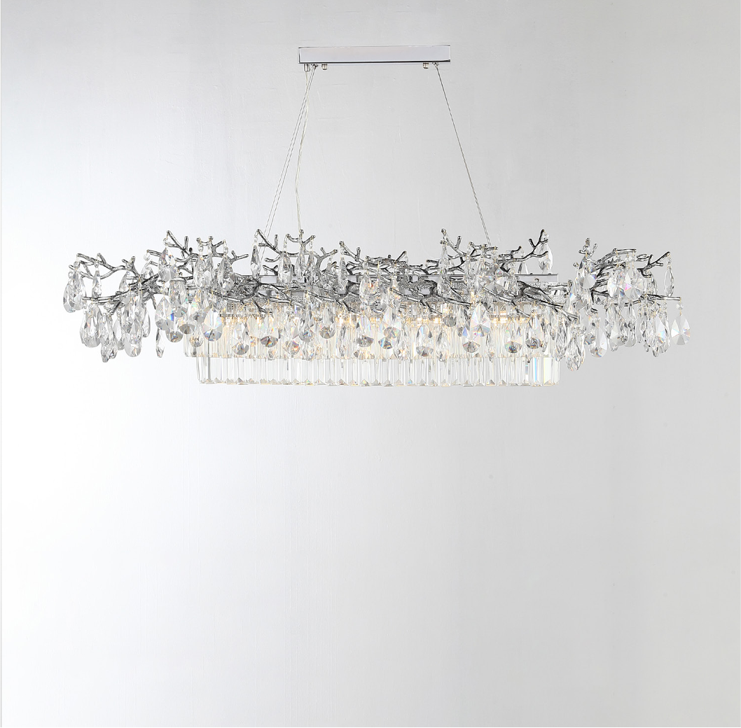 Dewdrop Rectangular Chandelier
