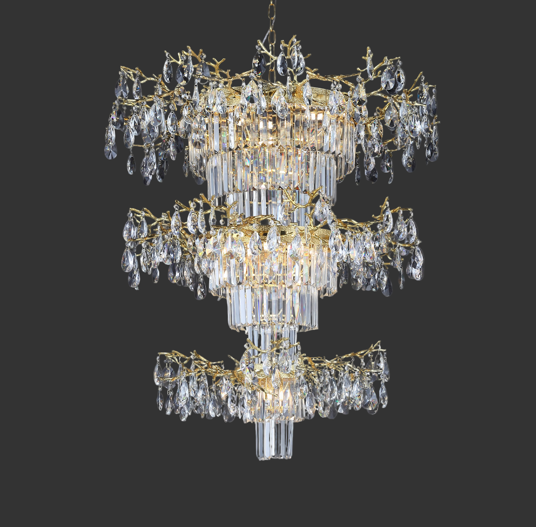 Dewdrop Staircase Chandelier