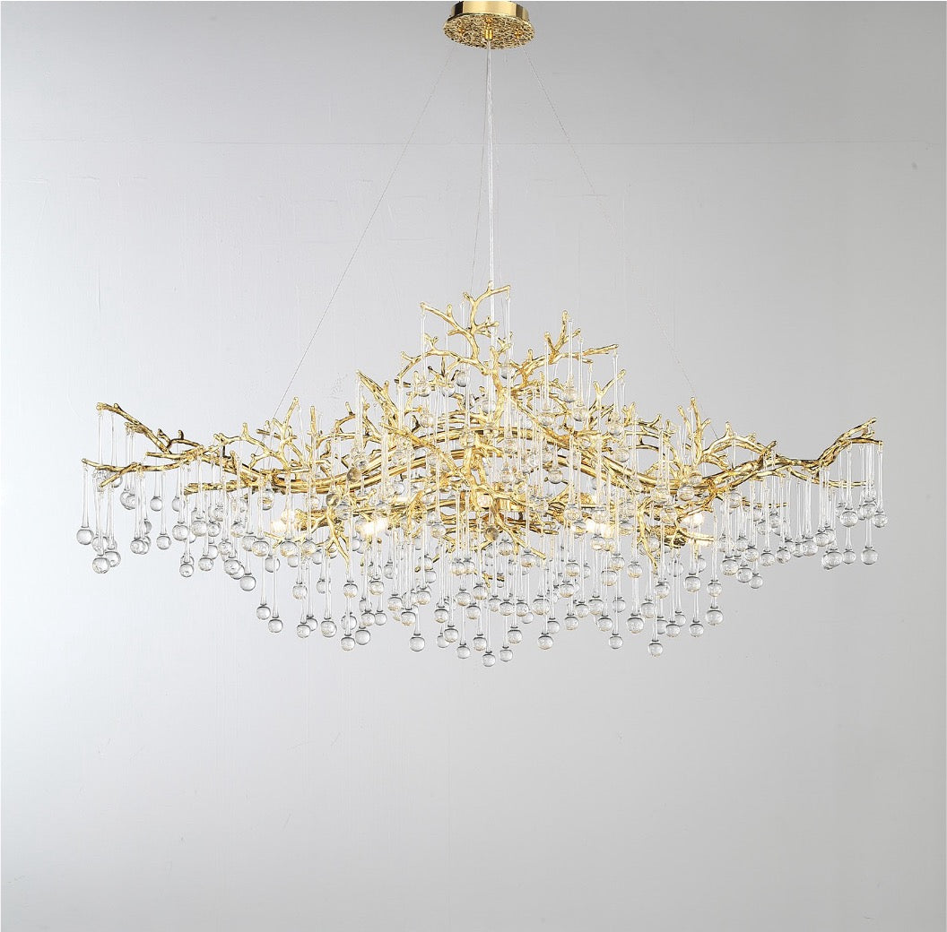 L’Albero d’Oro Rectangular Chandelier