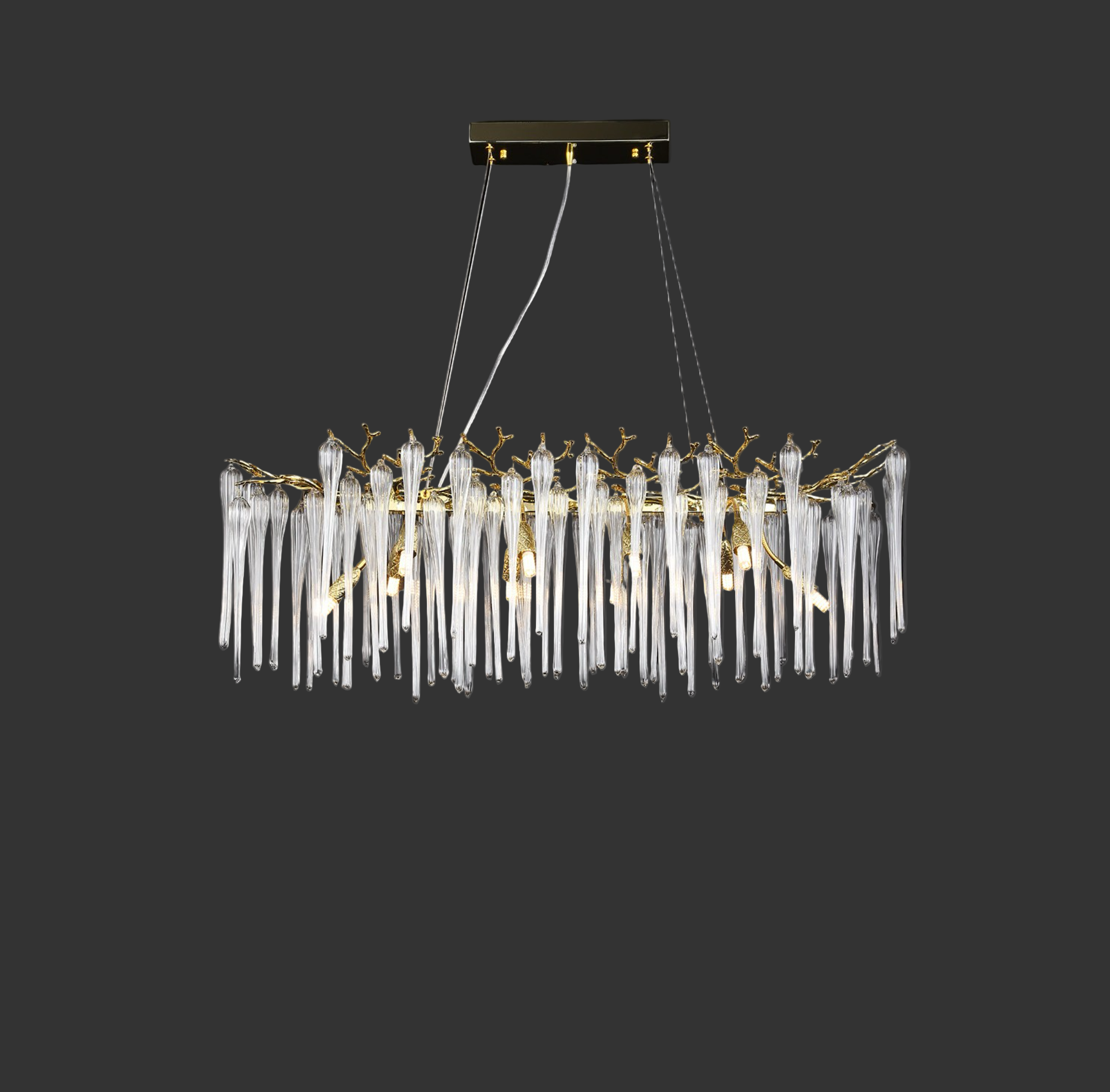 Icicle Rectangular Chandelier