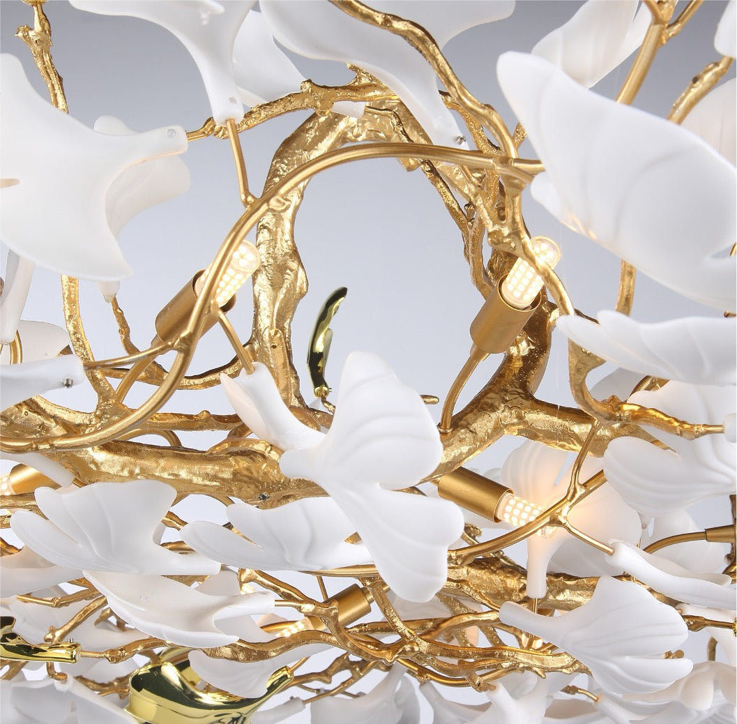 Ginkgo Leaf Floor Lamp