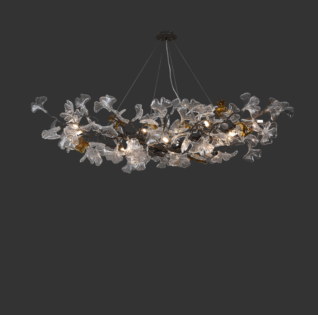 Ginkgo Rectangular Chandelier