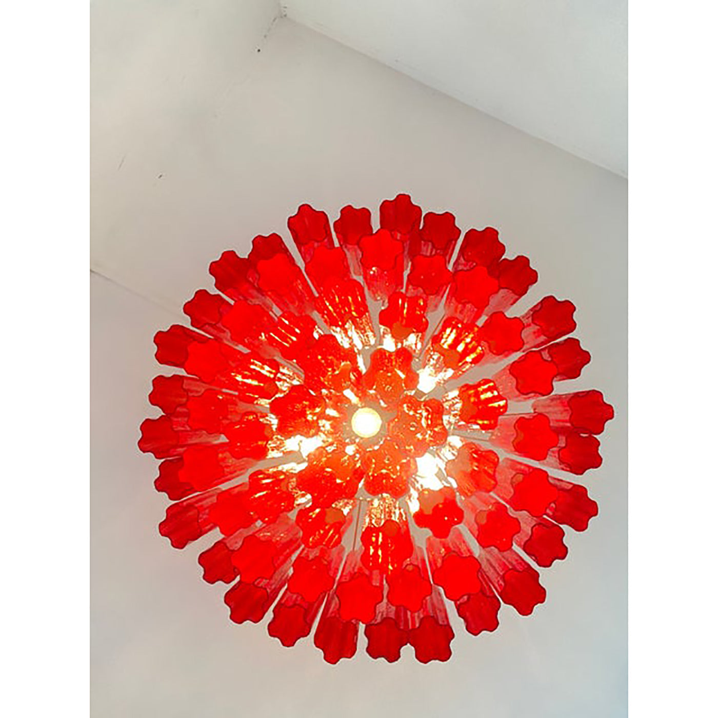 VORELLI Dafne Tronchi Murano Glass Staircase Chandelier - Tronchi Murano Glass image 3