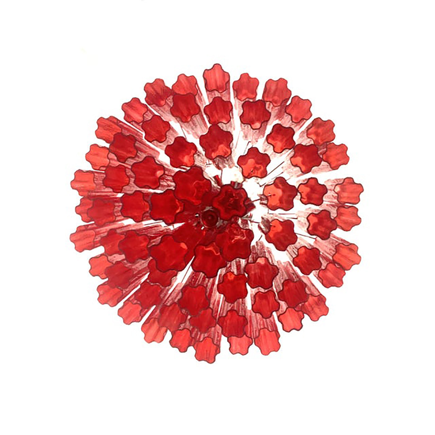 VORELLI Dafne Tronchi Murano Glass Staircase Chandelier - Tronchi Murano Glass image 4