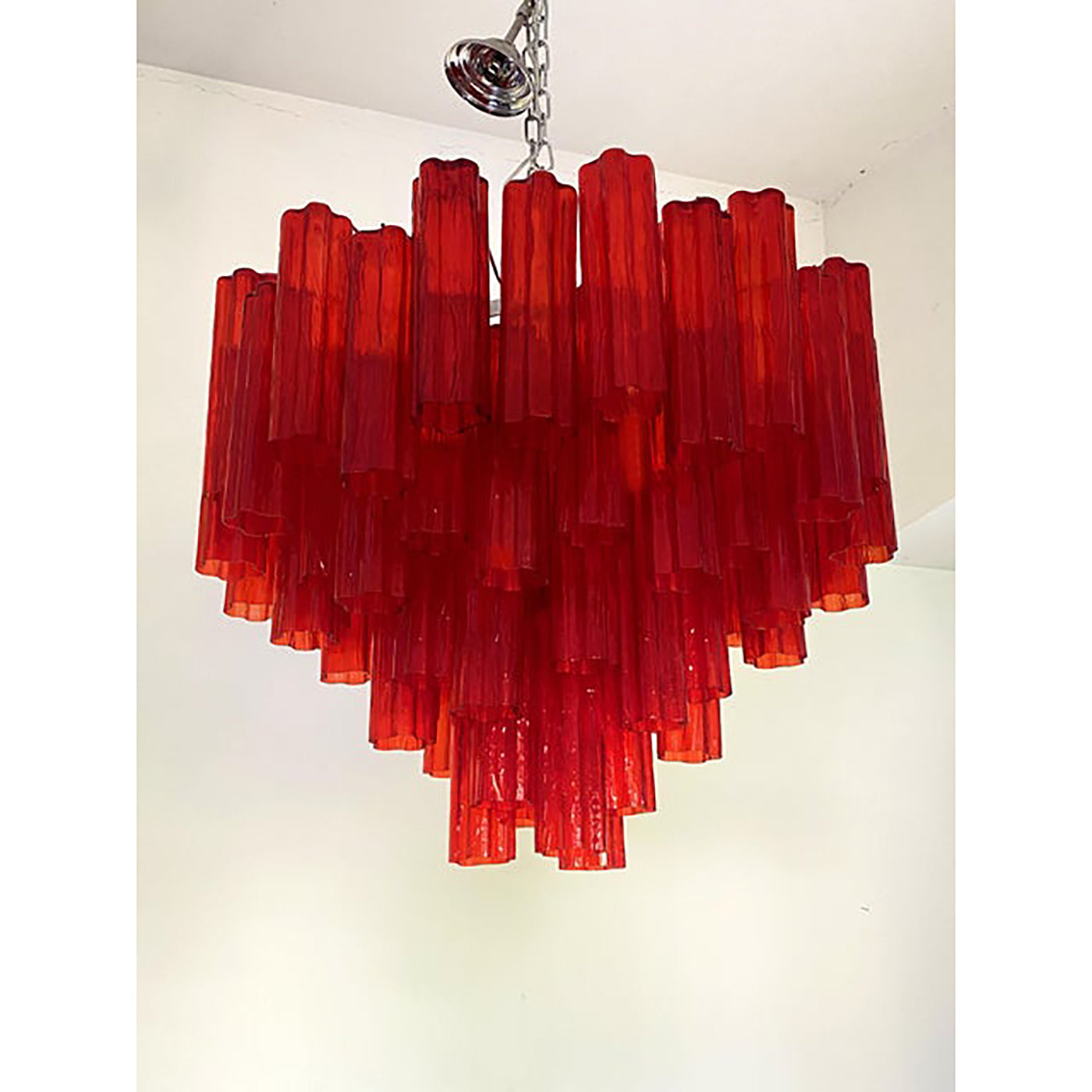 VORELLI Dafne Tronchi Murano Glass Staircase Chandelier - Tronchi Murano Glass image 8
