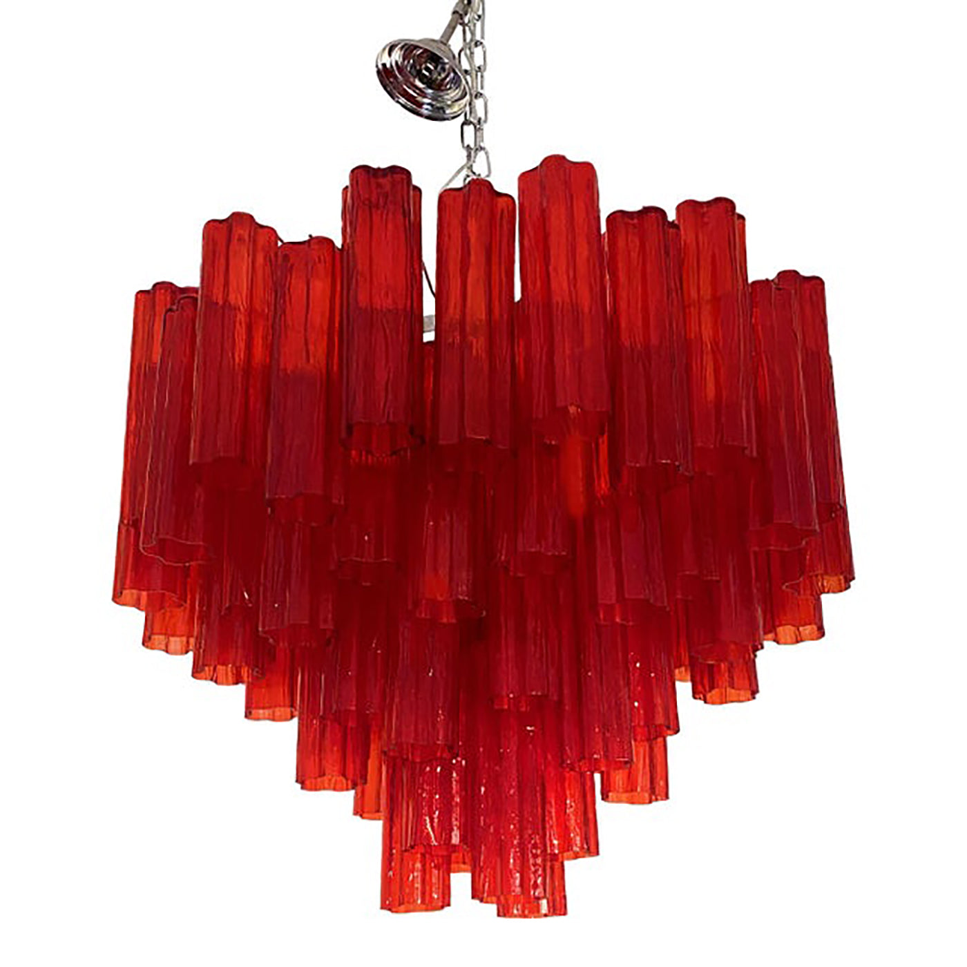 VORELLI Dafne Tronchi Murano Glass Staircase Chandelier - Tronchi Murano Glass image 2