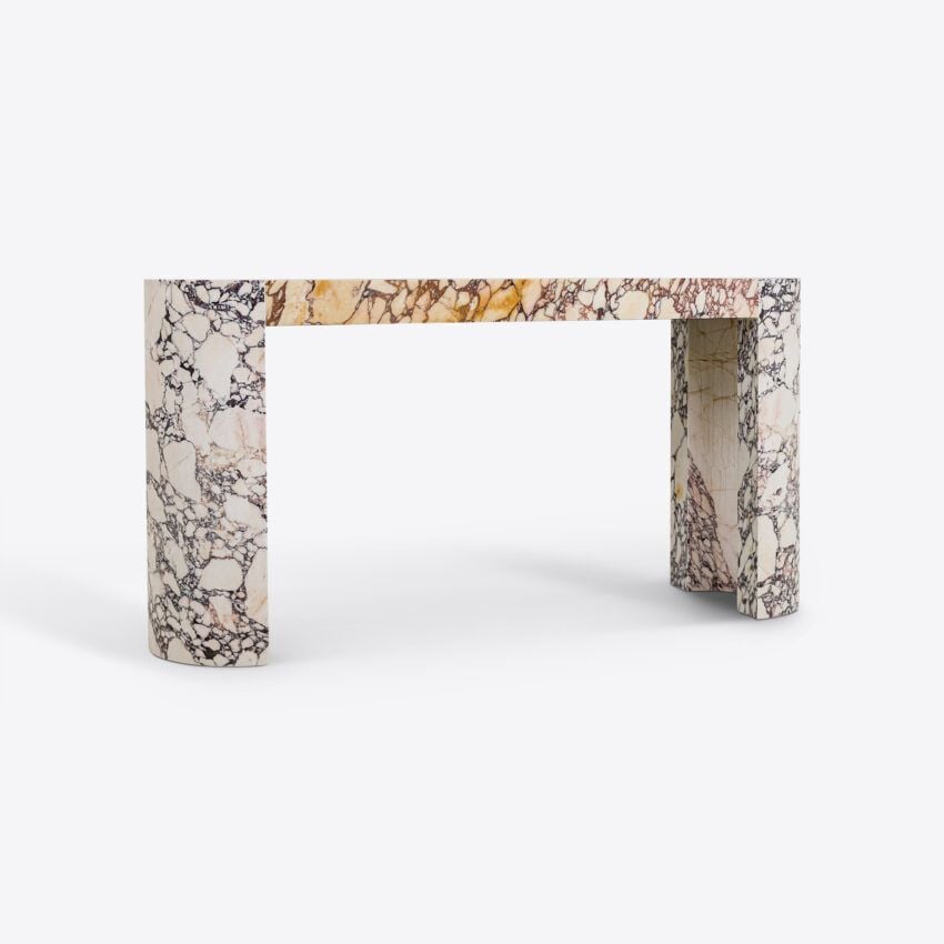 Rivolino Viola Marble Console Table