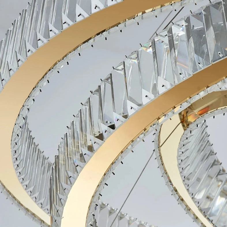 Oia Ring Staircase Chandelier