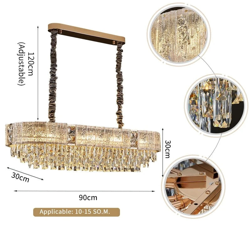 Patrizio Rectangular Chandelier