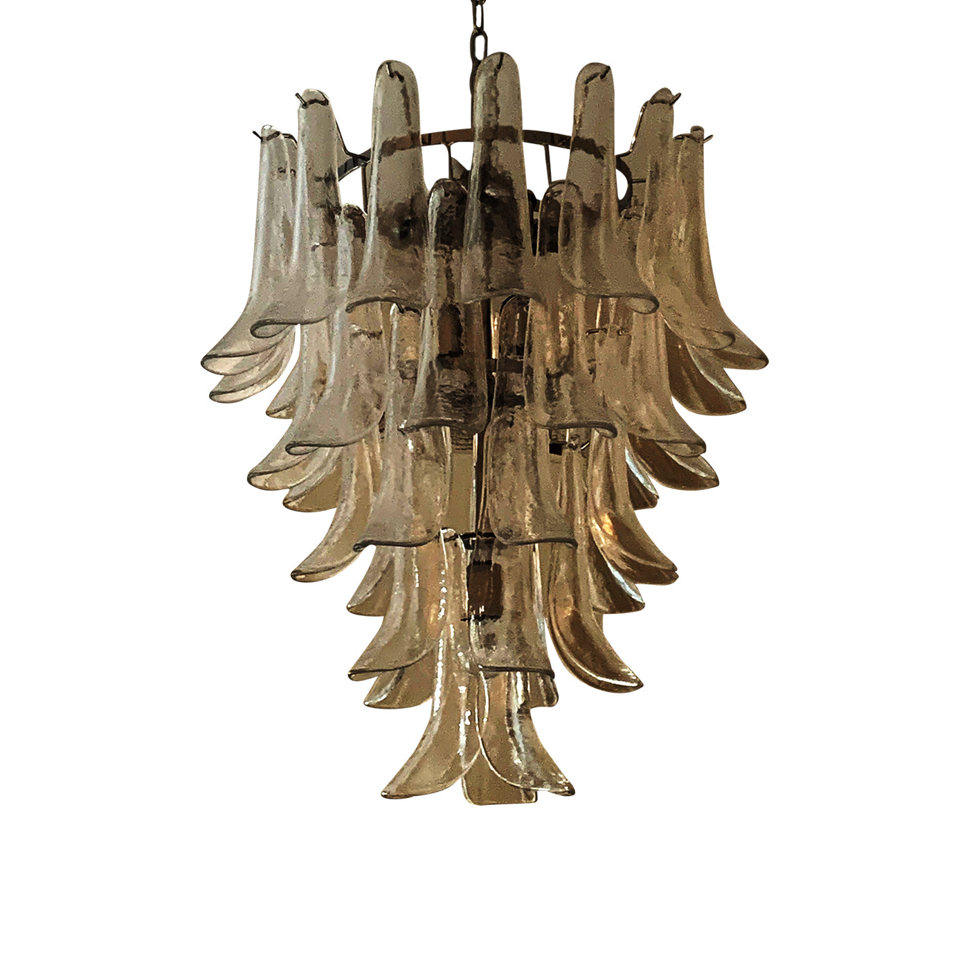 VORELLI Fiesole Selle Murano Glass Circular Chandelier - Selle Murano Glass image 2