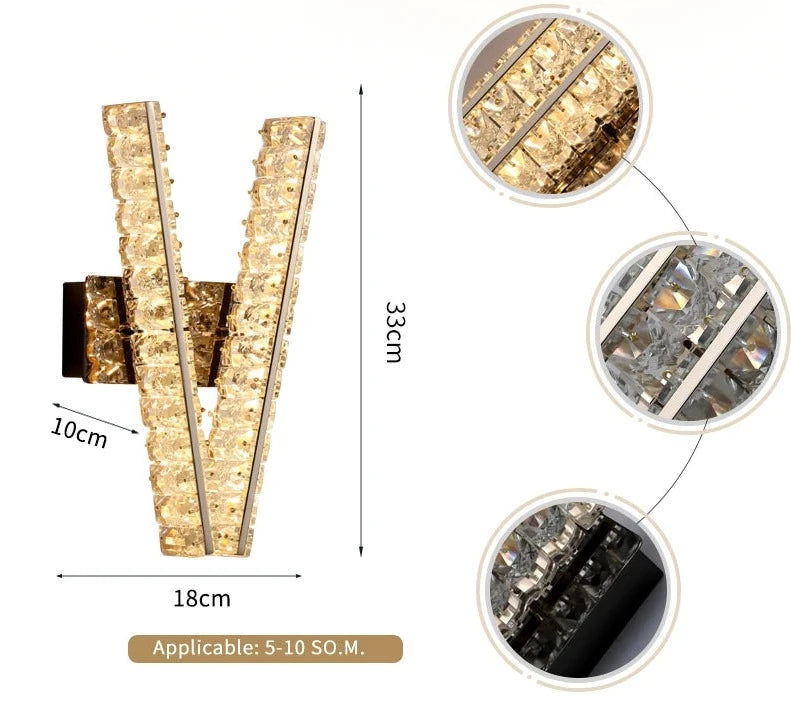 Signature 'V' Wall Light