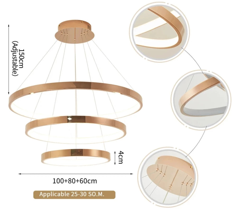 Veneto Circular Chandelier