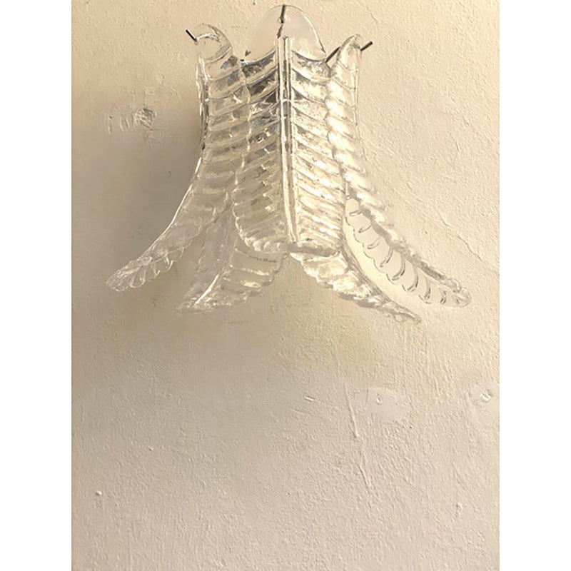 VORELLI Perugia Felci Murano Glass Wall Light - Felci Murano Glass image 2