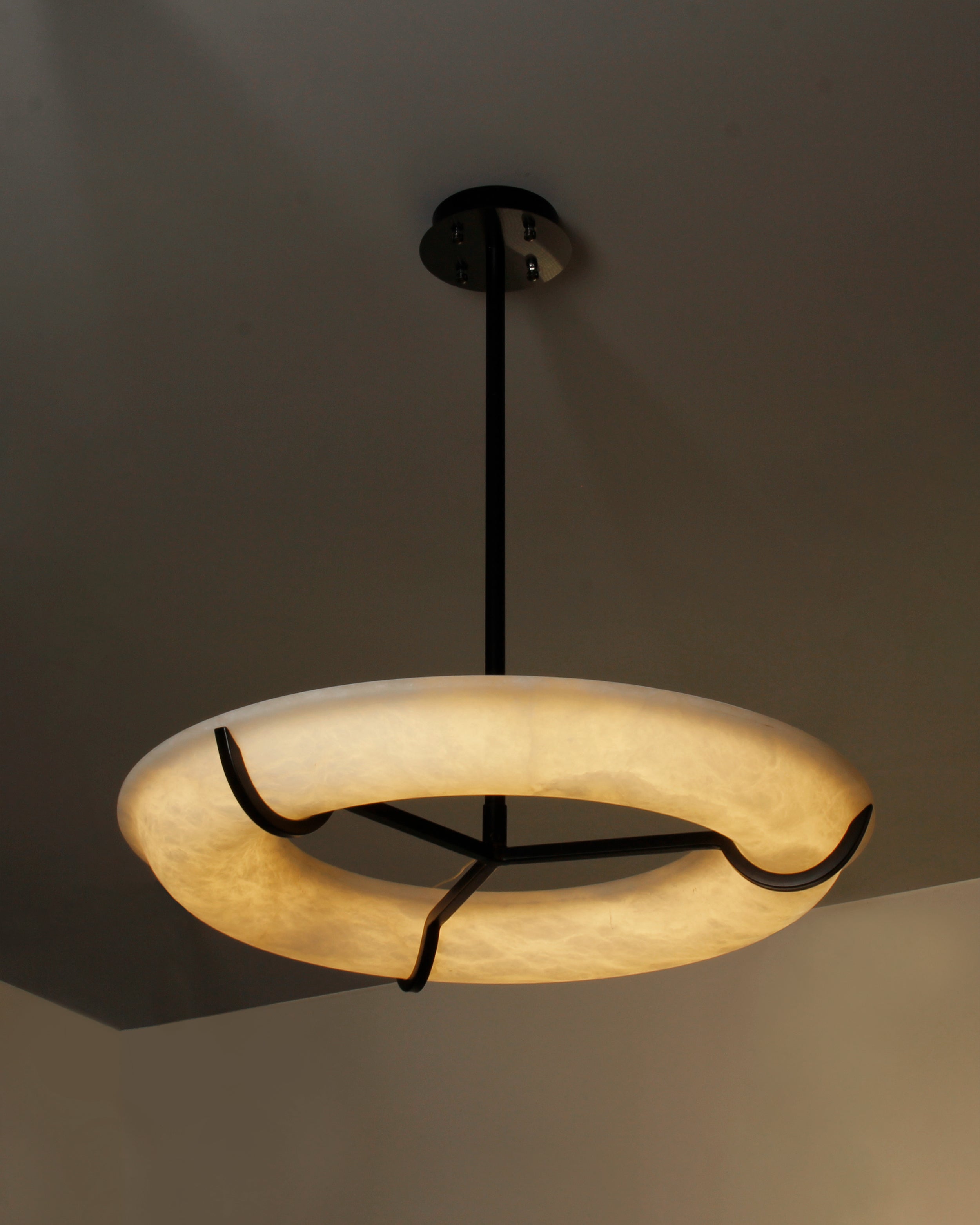 Sorano Marble Circular Chandelier