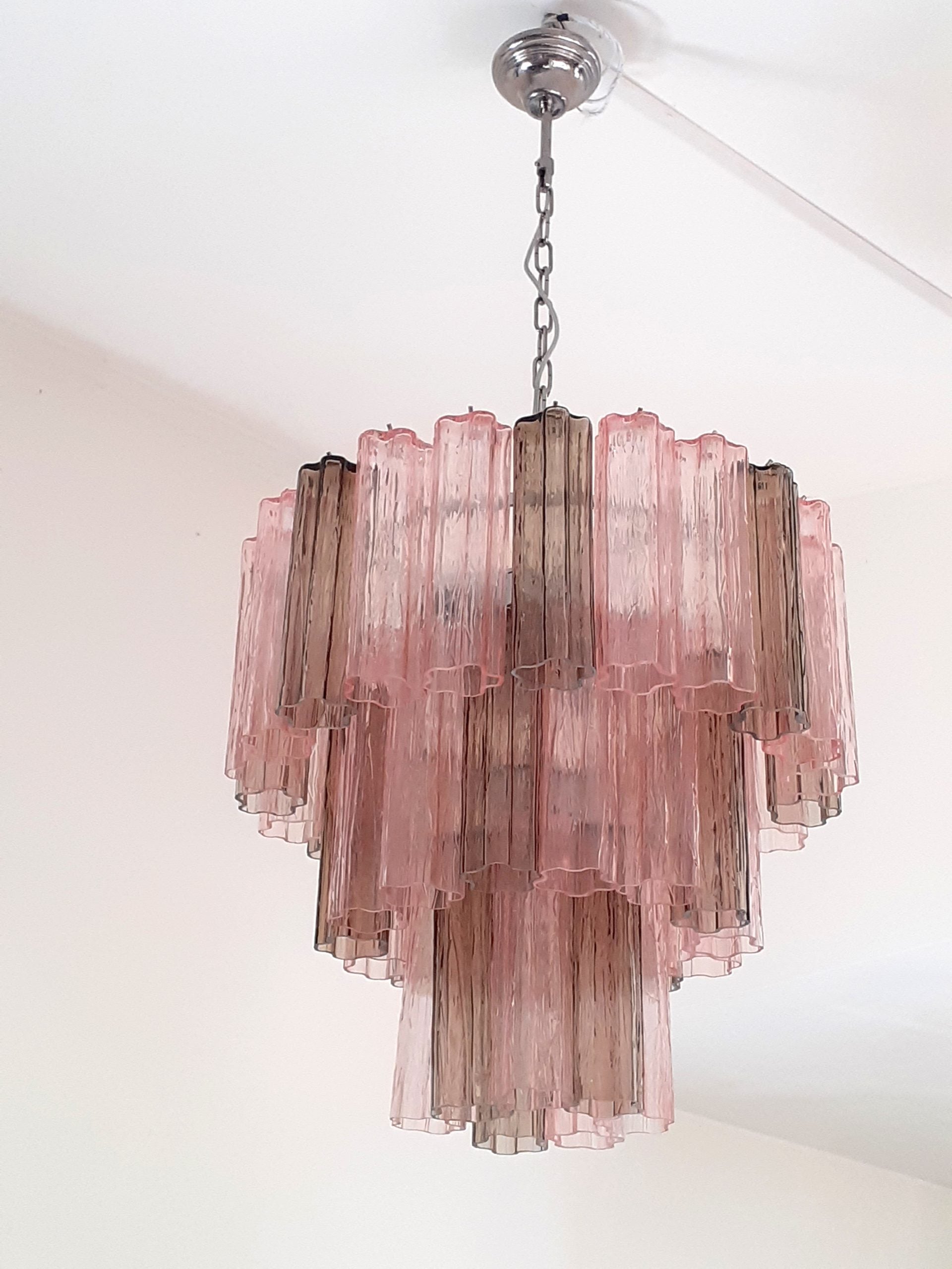 VORELLI Fiammetta Tronchi Murano Glass Circular Chandelier - Tronchi Murano Glass image 4