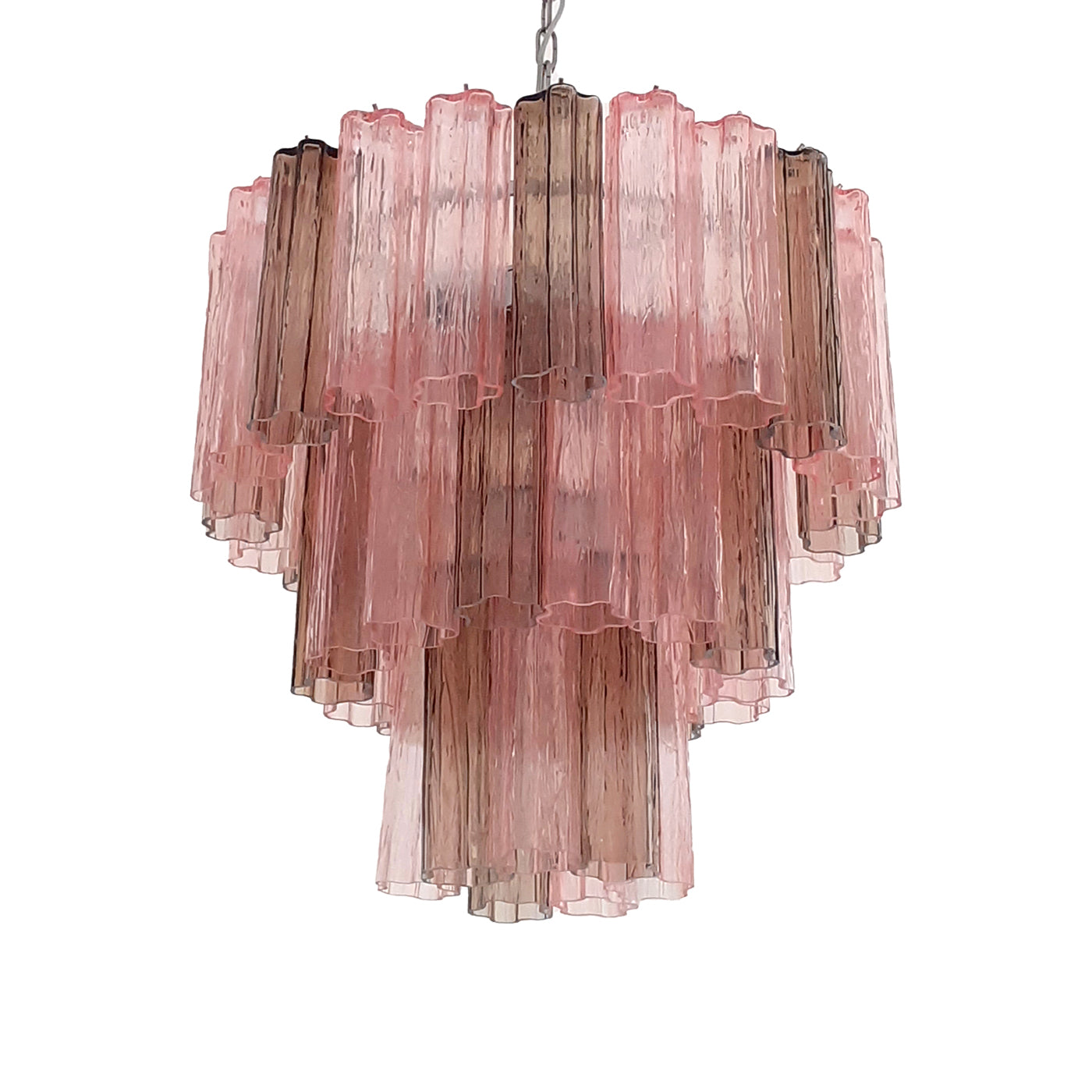 VORELLI Fiammetta Tronchi Murano Glass Circular Chandelier - Tronchi Murano Glass image 2
