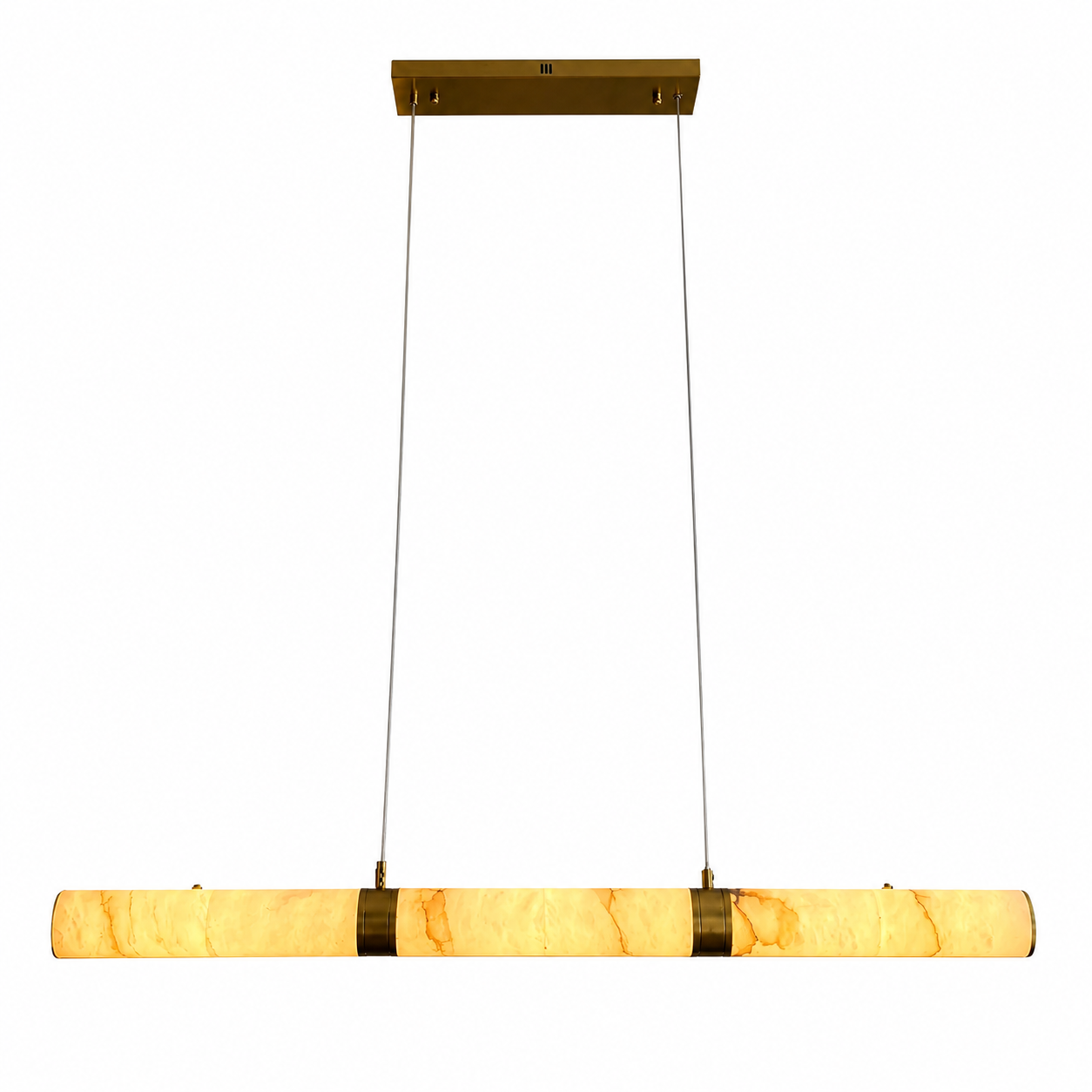 Avora Marble Rectangular Chandelier