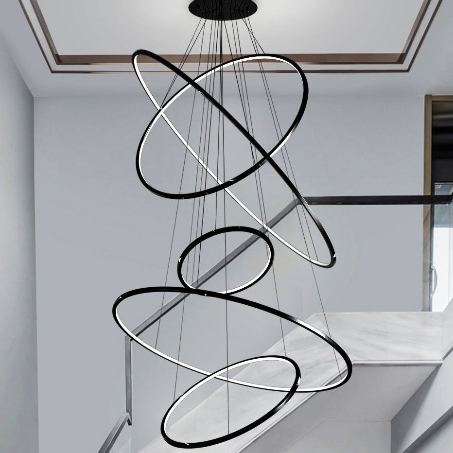 Marcello Ring Staircase Chandelier