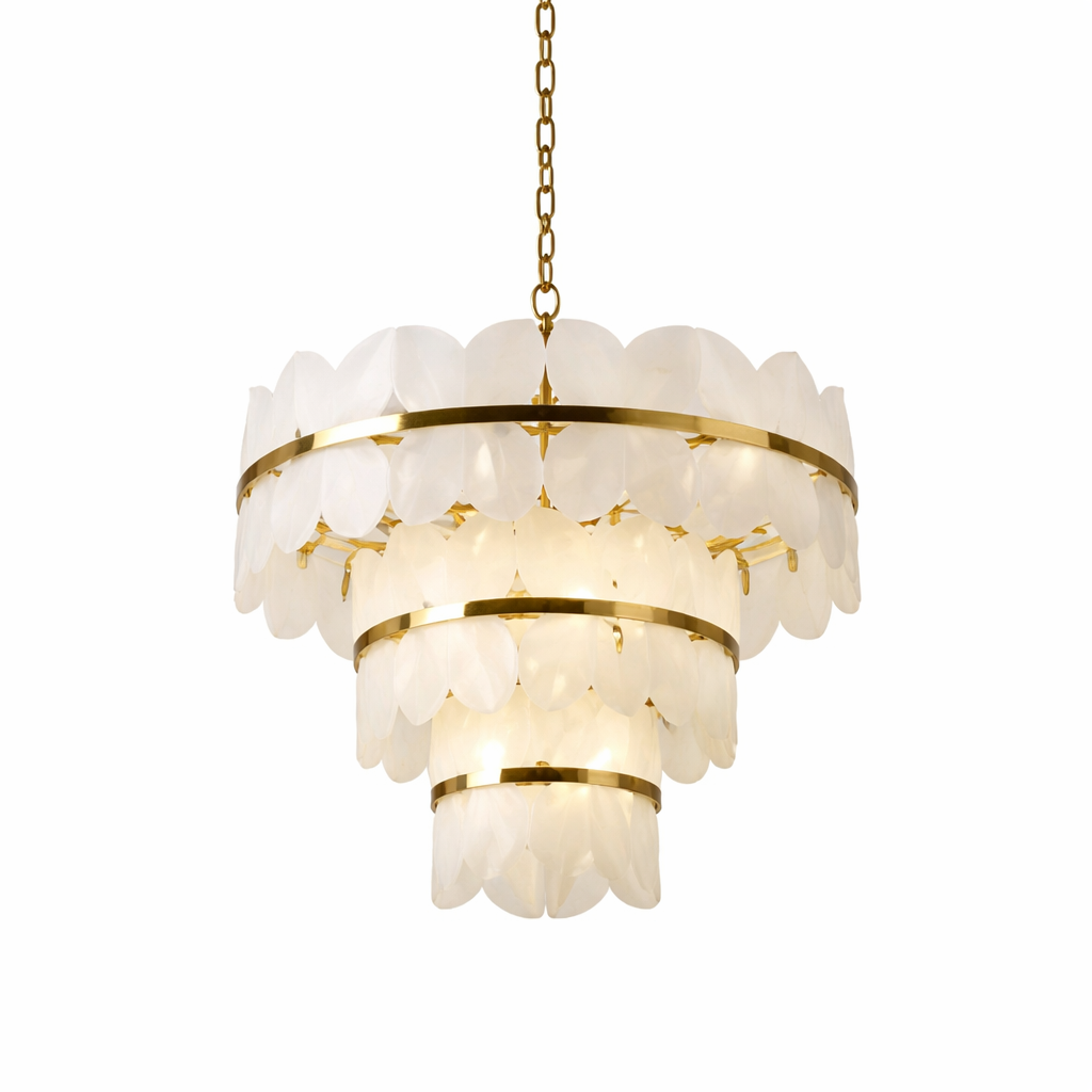 Xavier Marble Circular Chandelier